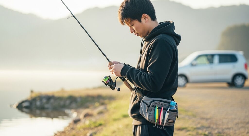 おかっぱりバス釣りに必要な最小限の装備とは?