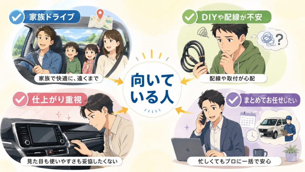 まとめ：ナビ男くんは「安さ」より「安心して任せたい人」に向いている