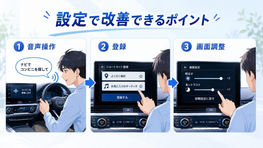 設定で改善できるポイント