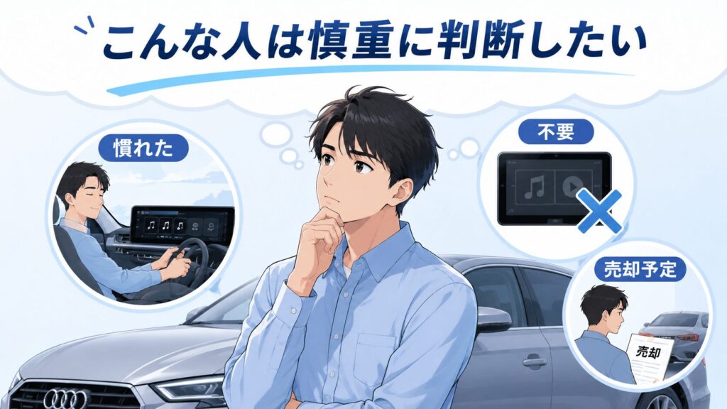 こんな人は慎重に判断したい