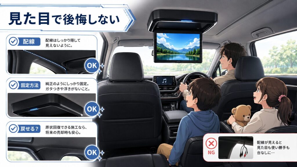 内装の高級感を崩したくない」人が見ておくとよい施工ポイント