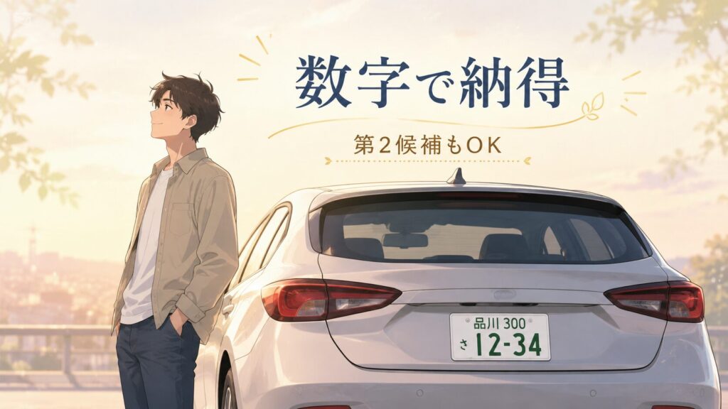 まとめ：ひらがなは追いかけず、数字と納得感で“自分の一枚”を作る