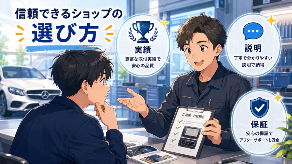 ショップ選びのコツ（見た目を崩さず、トラブルを避ける）