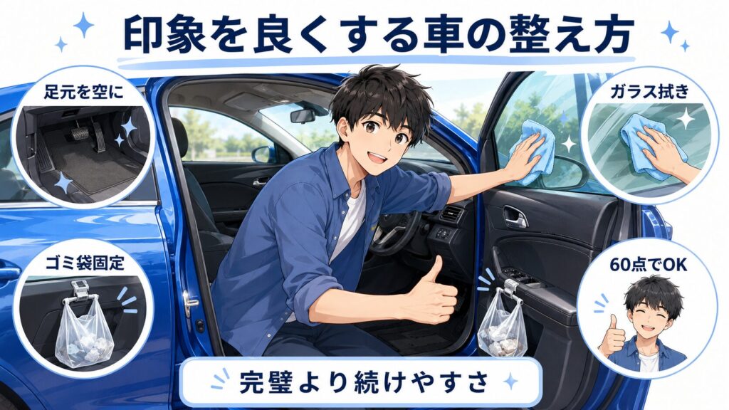 印象を良くする車の整え方