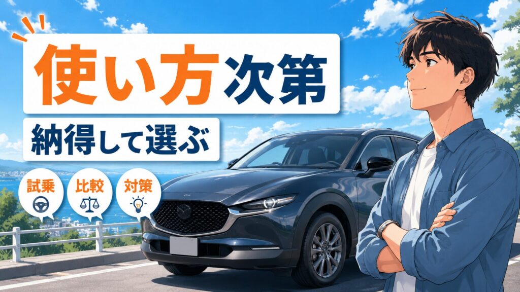 まとめ：CX-30のナビが小さいかは「使い方次第」、納得して選ぶのが一番