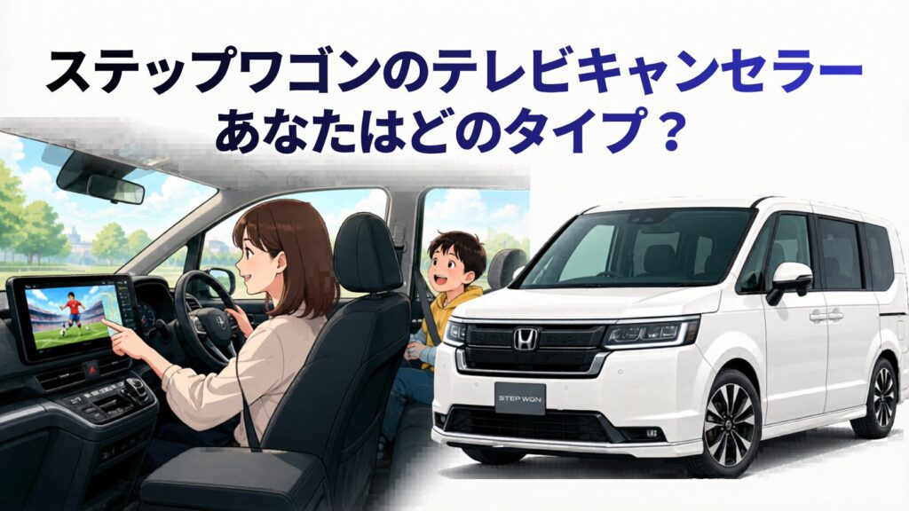 ステップワゴンのテレビキャンセラー選び｜ナビ男くんが向いている人と注意点