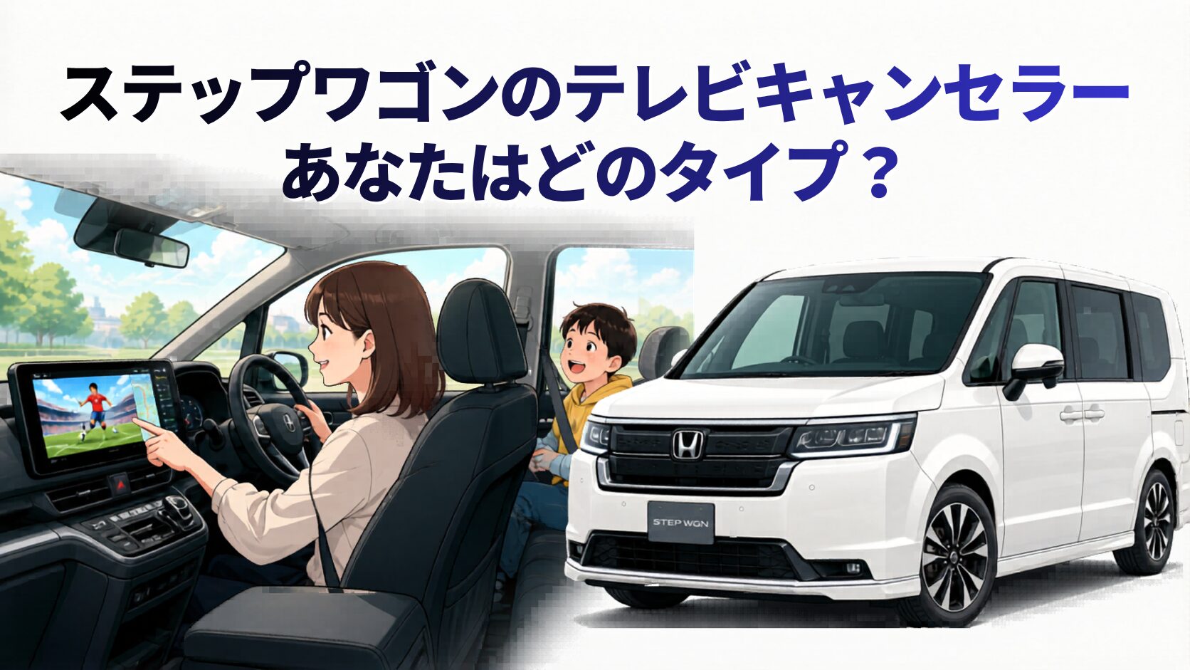 ステップワゴンのテレビキャンセラー選び｜ナビ男くんが向いている人と注意点