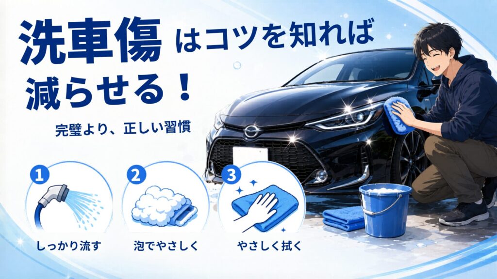 まとめ：洗車傷は仕方ないではなく、増やしにくくできる