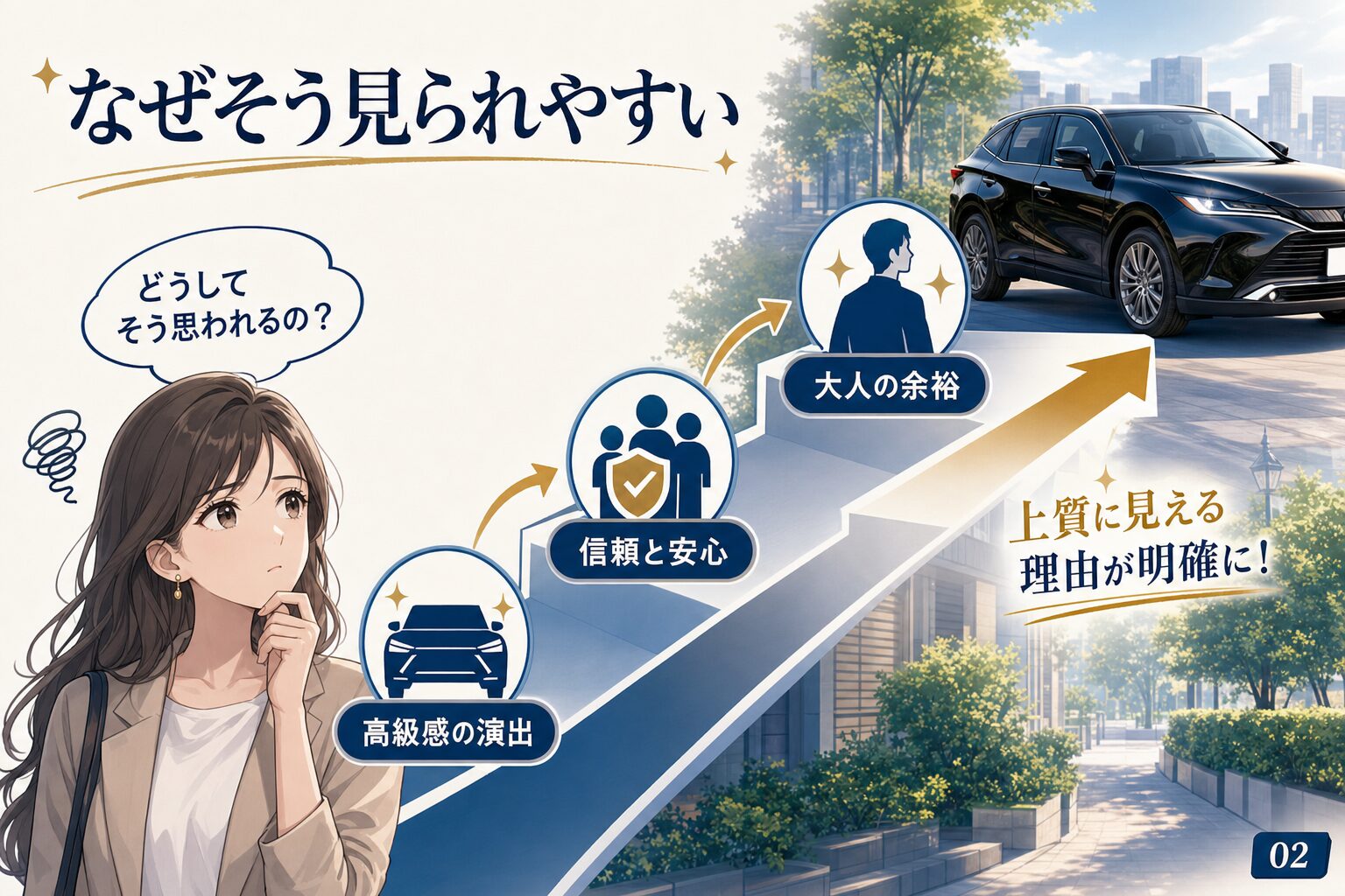 なぜそう見られやすい？ハリアーのイメージが生まれる3要因