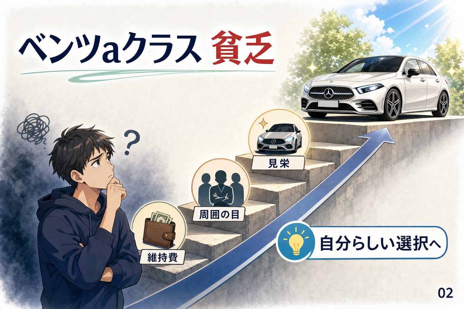 Aクラスが「貧乏」「見栄」と言われやすい4つの文脈