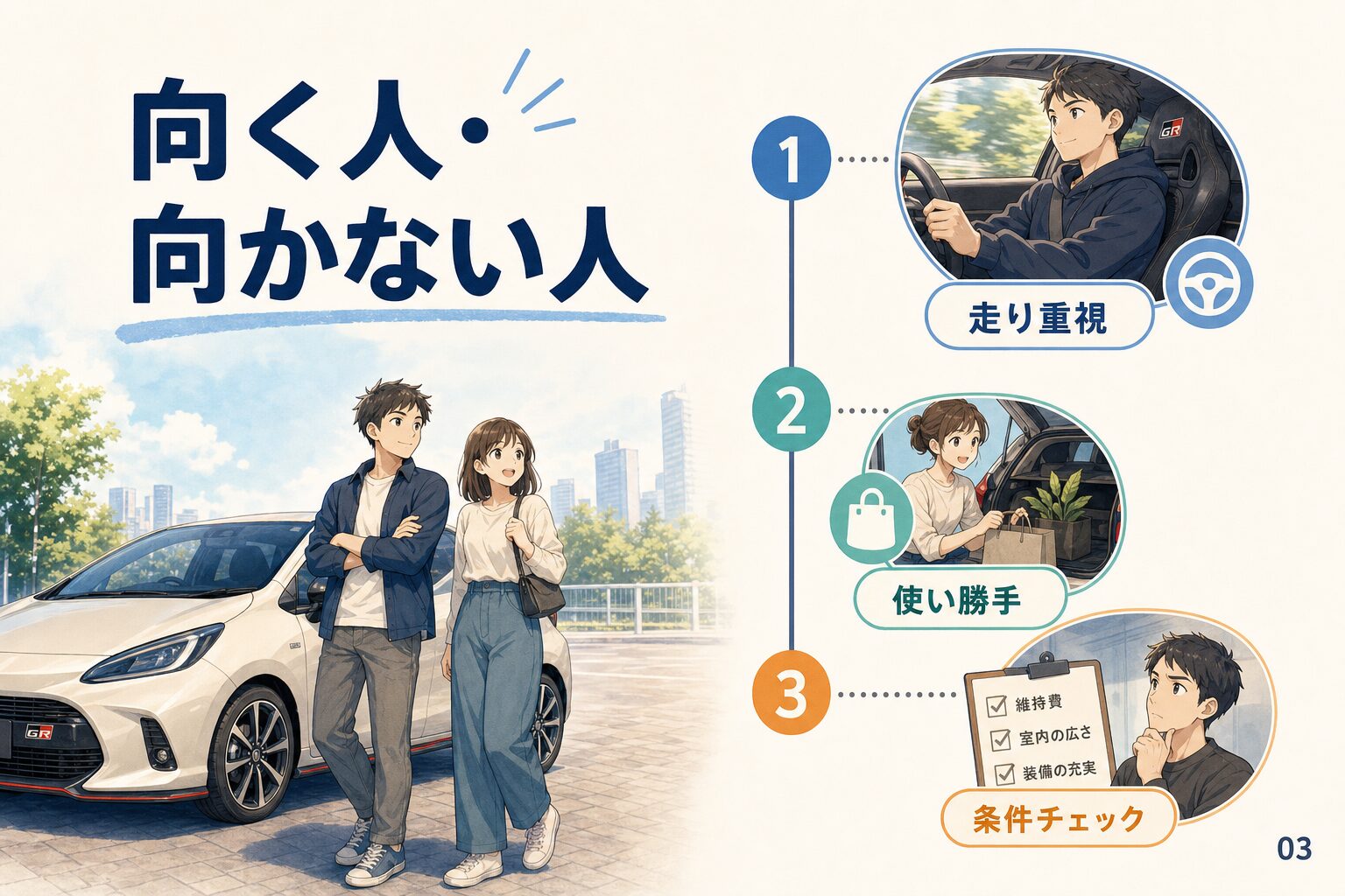 向く人・向かない人｜年齢ではなく条件で分ける
