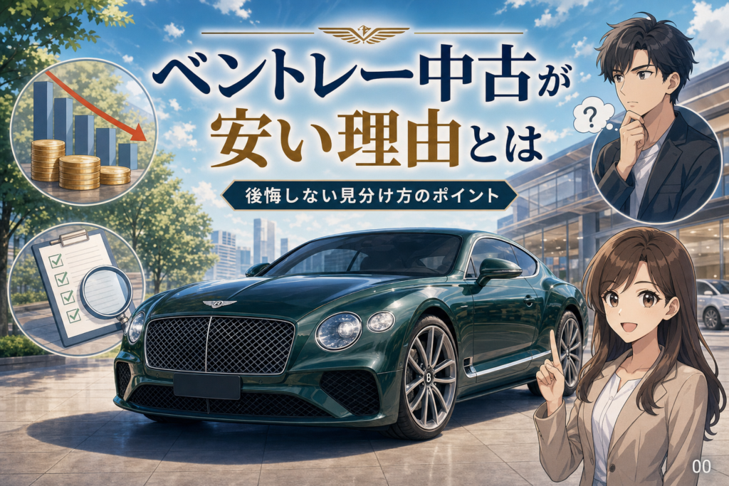 ベントレー中古が安い理由とは？買って後悔しない見分け方