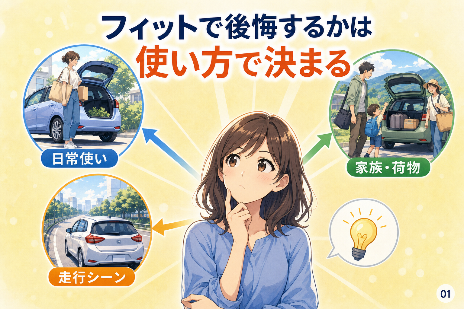 フィットで後悔するかは使い方で決まる