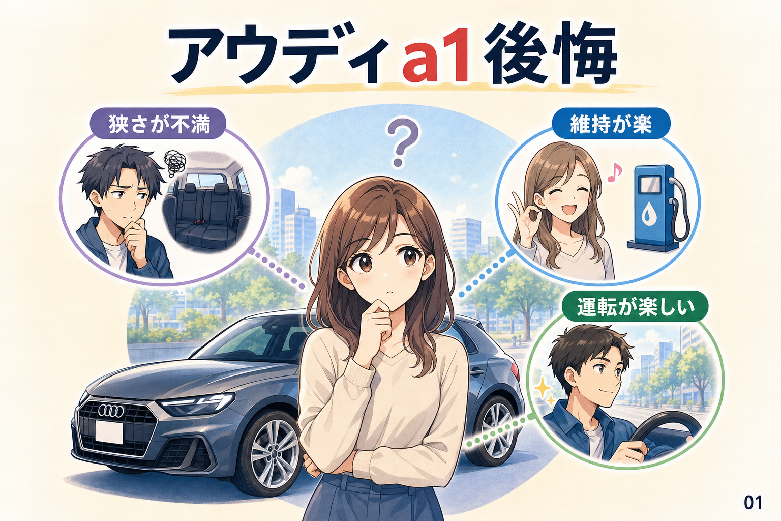 アウディA1で後悔しやすい人と満足しやすい人