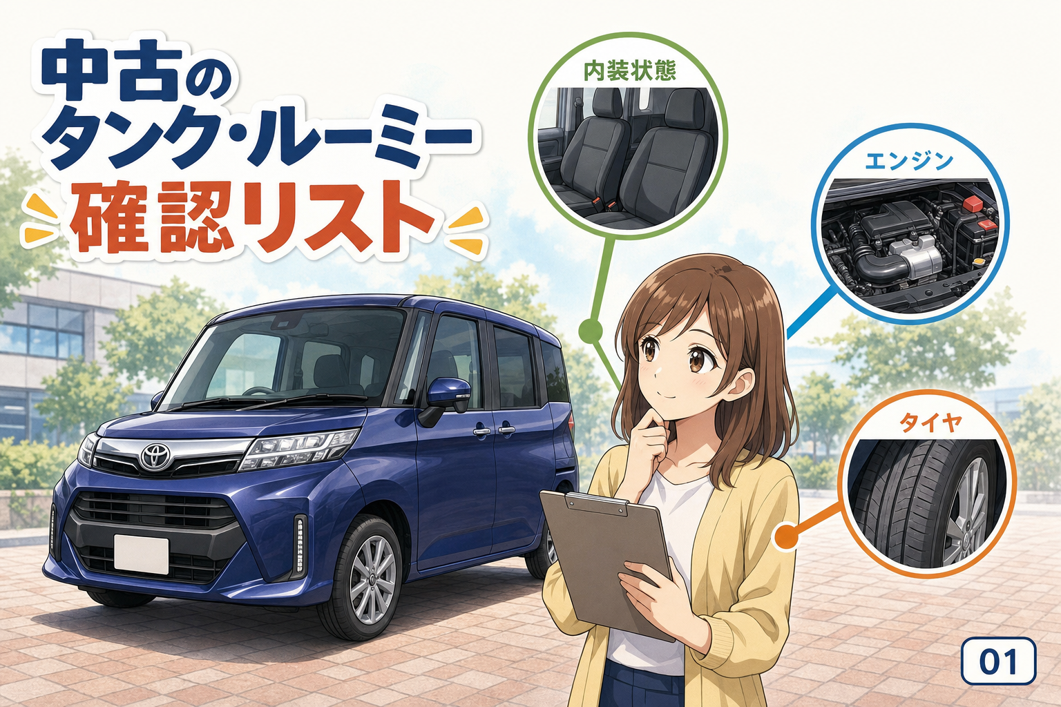 中古のタンク・ルーミー確認リスト