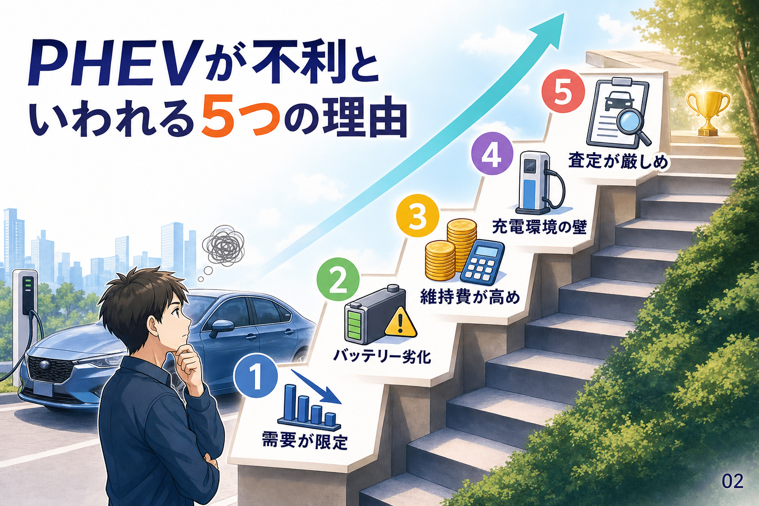 PHEVが不利といわれる5つの理由