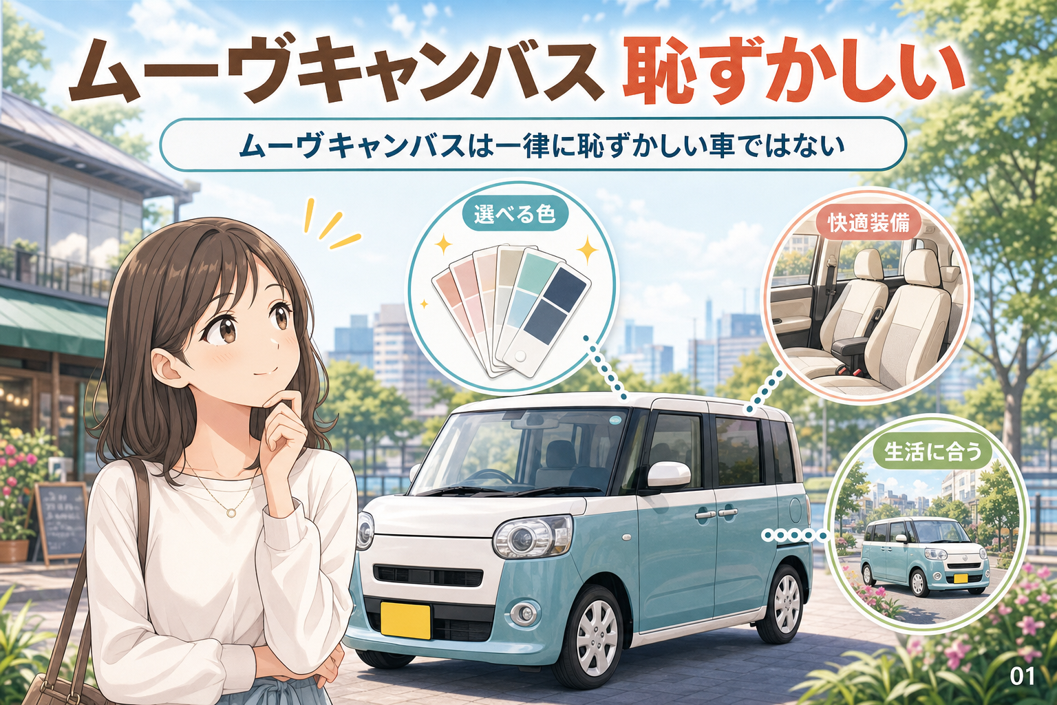ムーヴキャンバスは一律に恥ずかしい車ではない