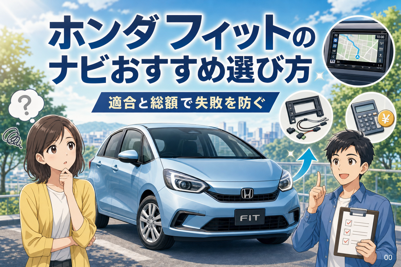 ホンダ フィットのナビおすすめ選び方｜適合と総額で失敗を防ぐ
