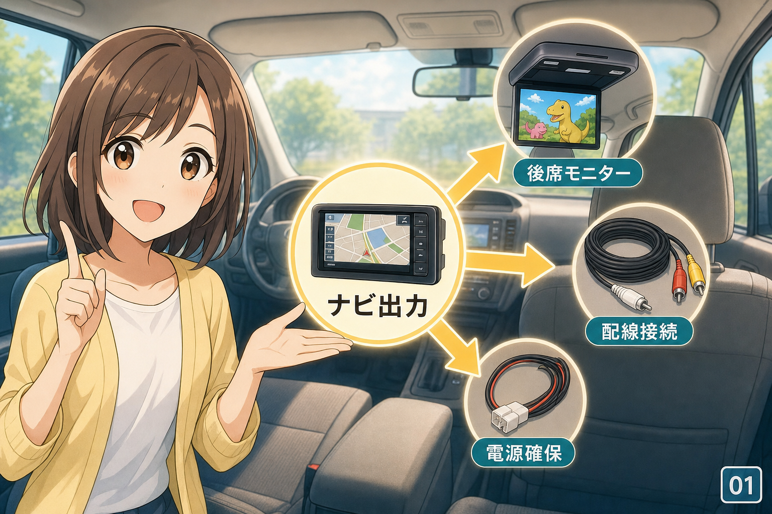 結論|後席モニター後付けはナビ出力が起点