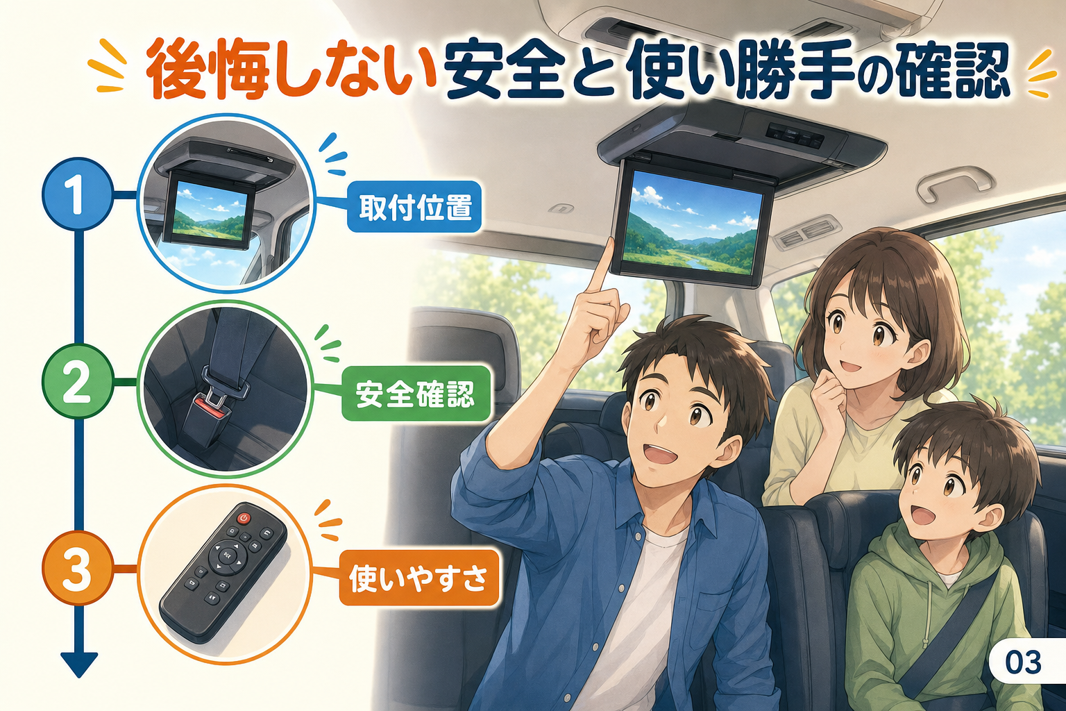 後悔しない安全と使い勝手の確認