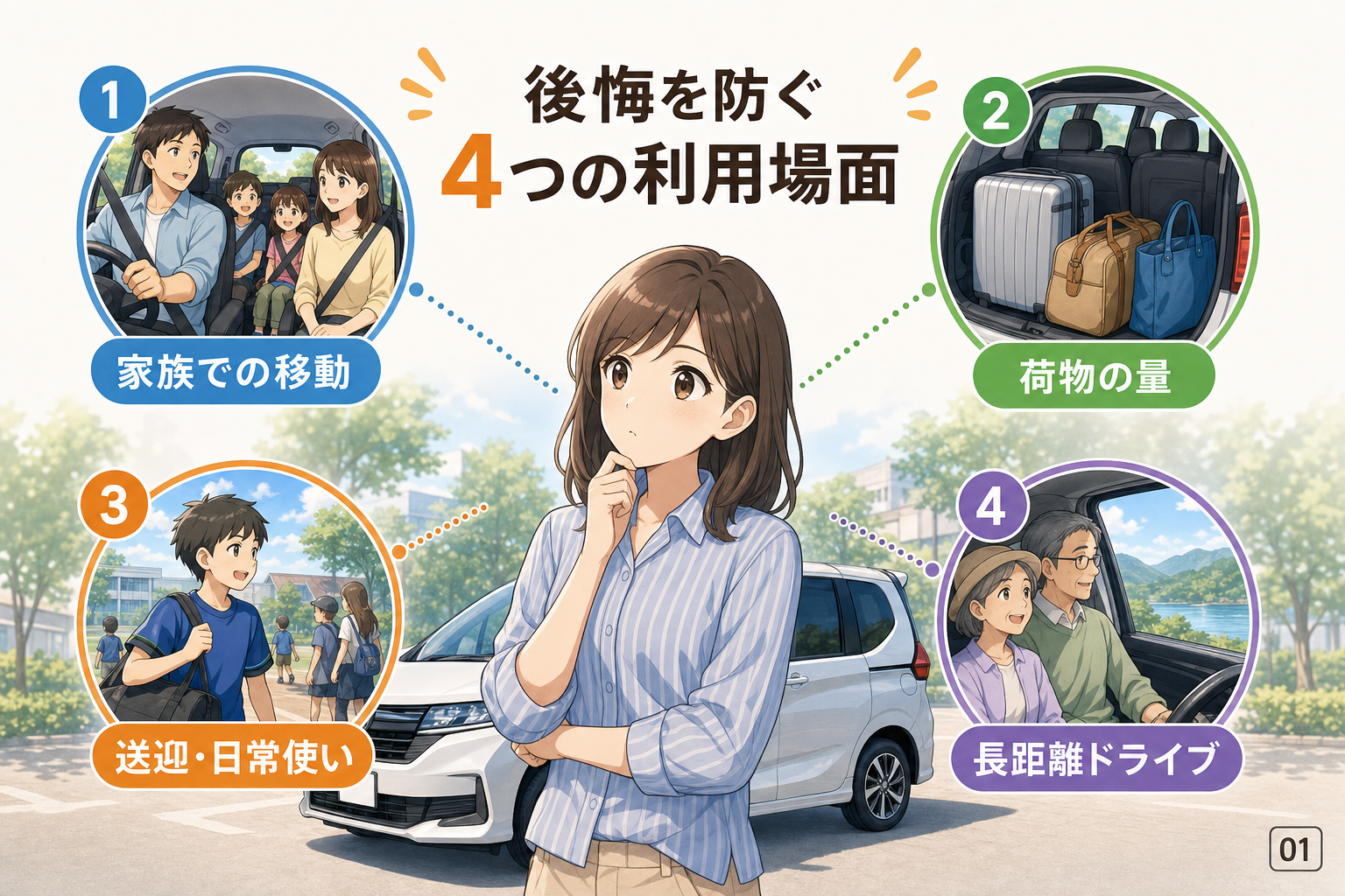 後悔を防ぐ4つの利用場面