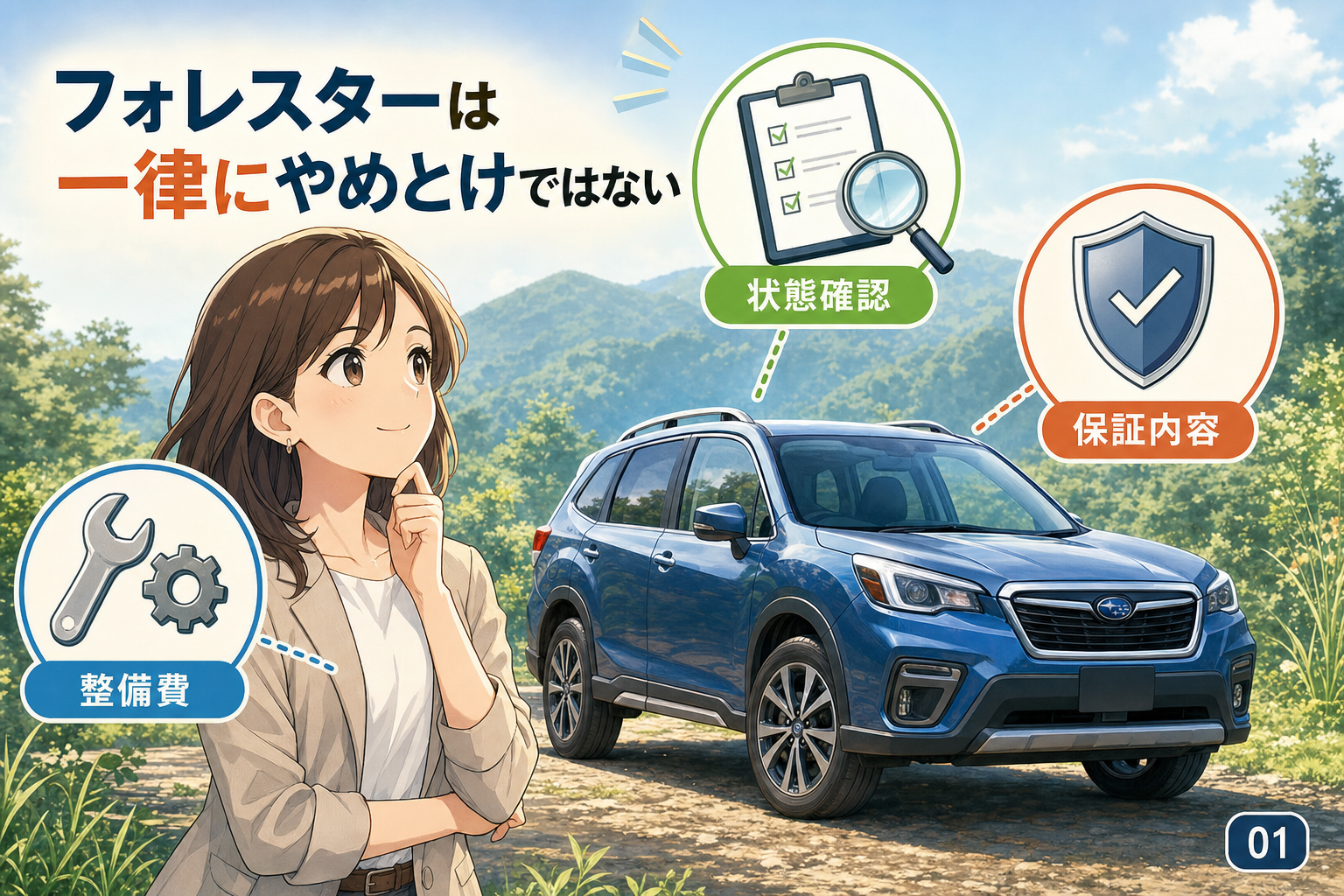 フォレスターは一律にやめとけではない