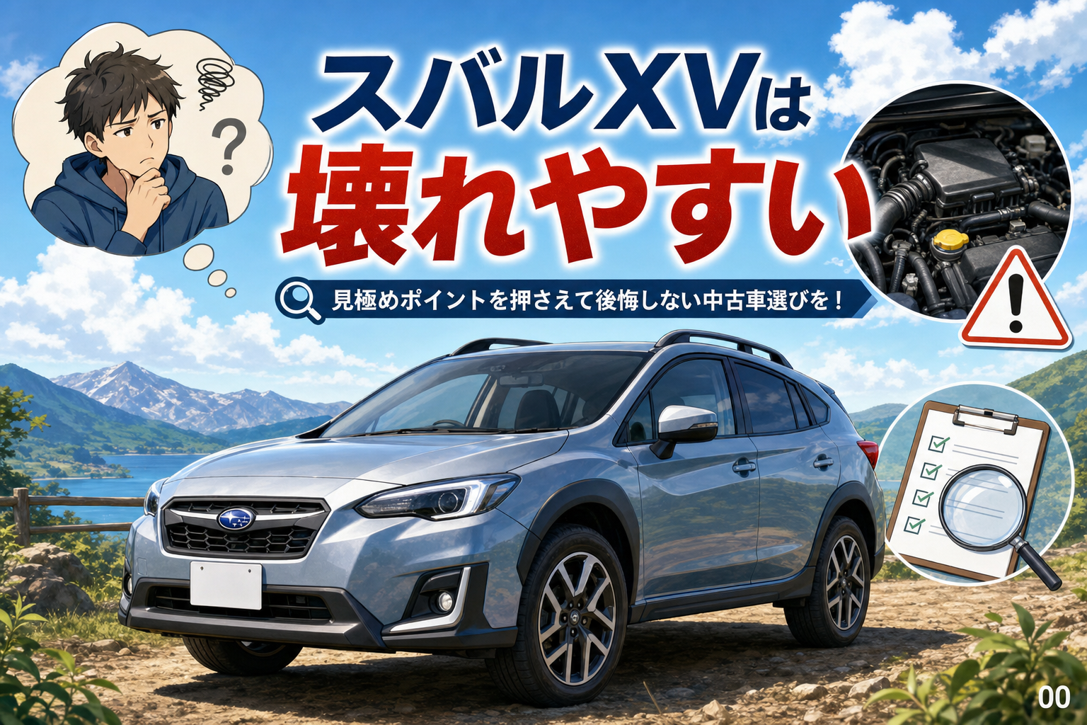 スバルXVは壊れやすい？中古で後悔しない見極め方