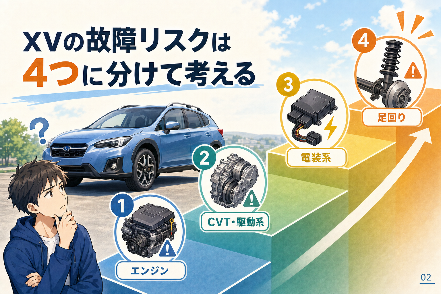 XVの故障リスクは4つに分けて考える