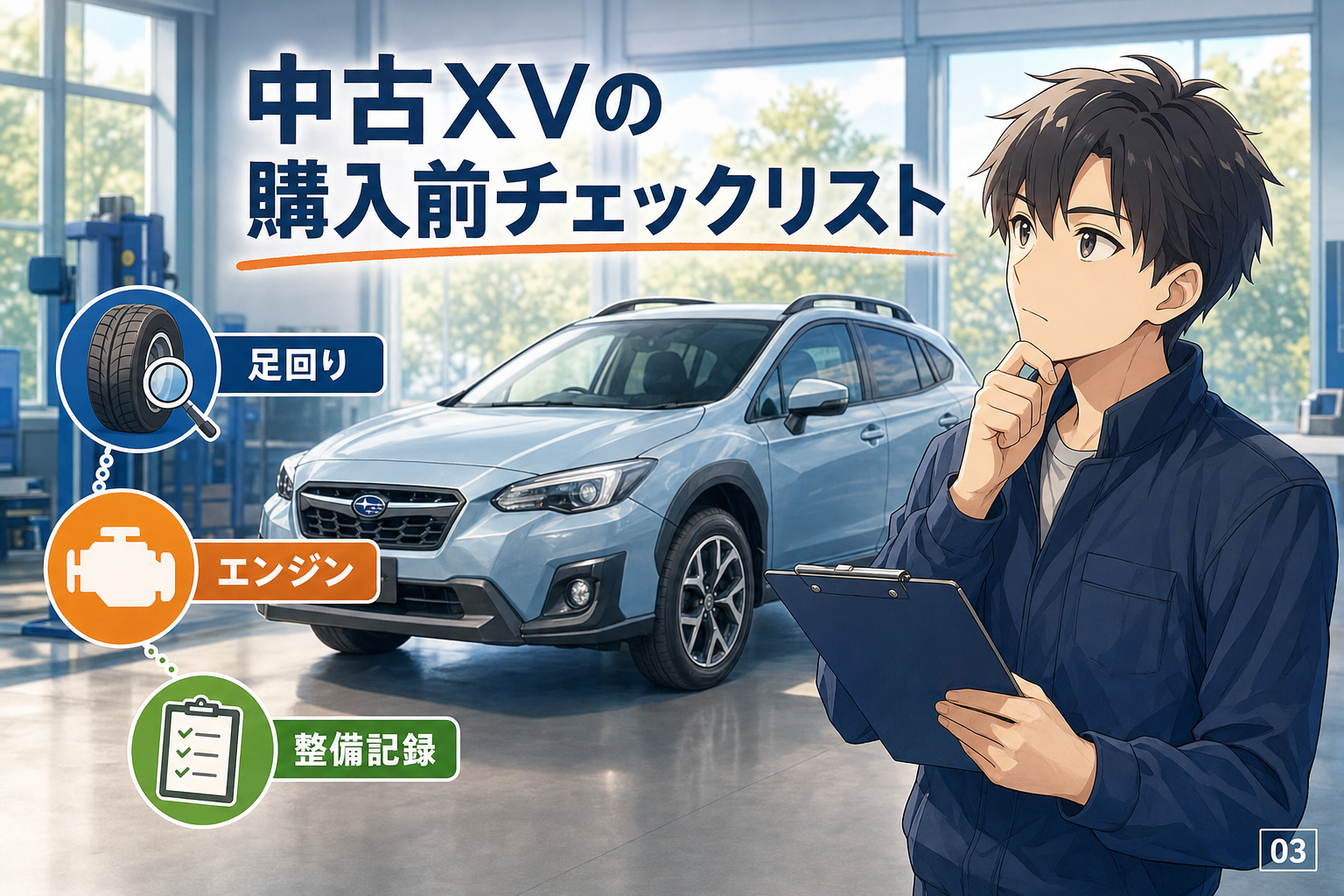 中古XVの購入前チェックリスト