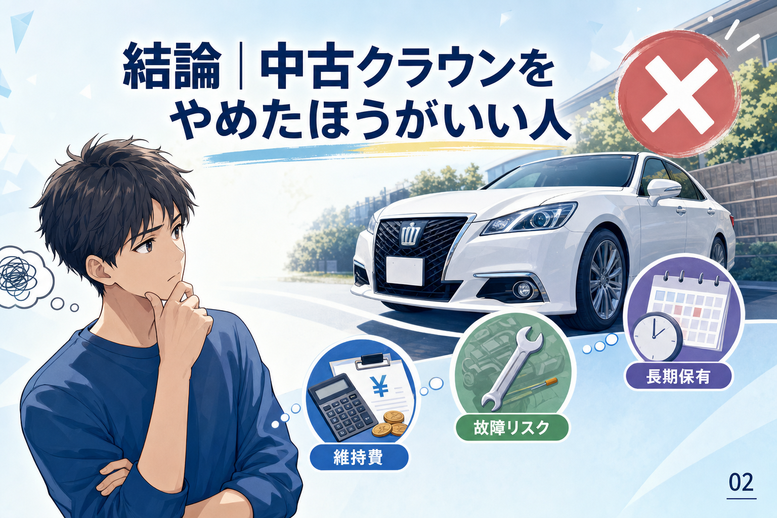 結論｜中古クラウンをやめたほうがいい人
