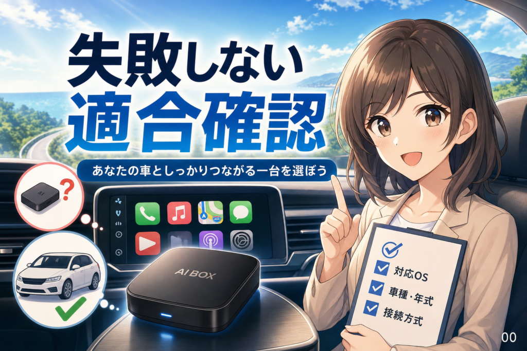CarPlay AI Boxは安い機種で大丈夫？失敗しない適合確認