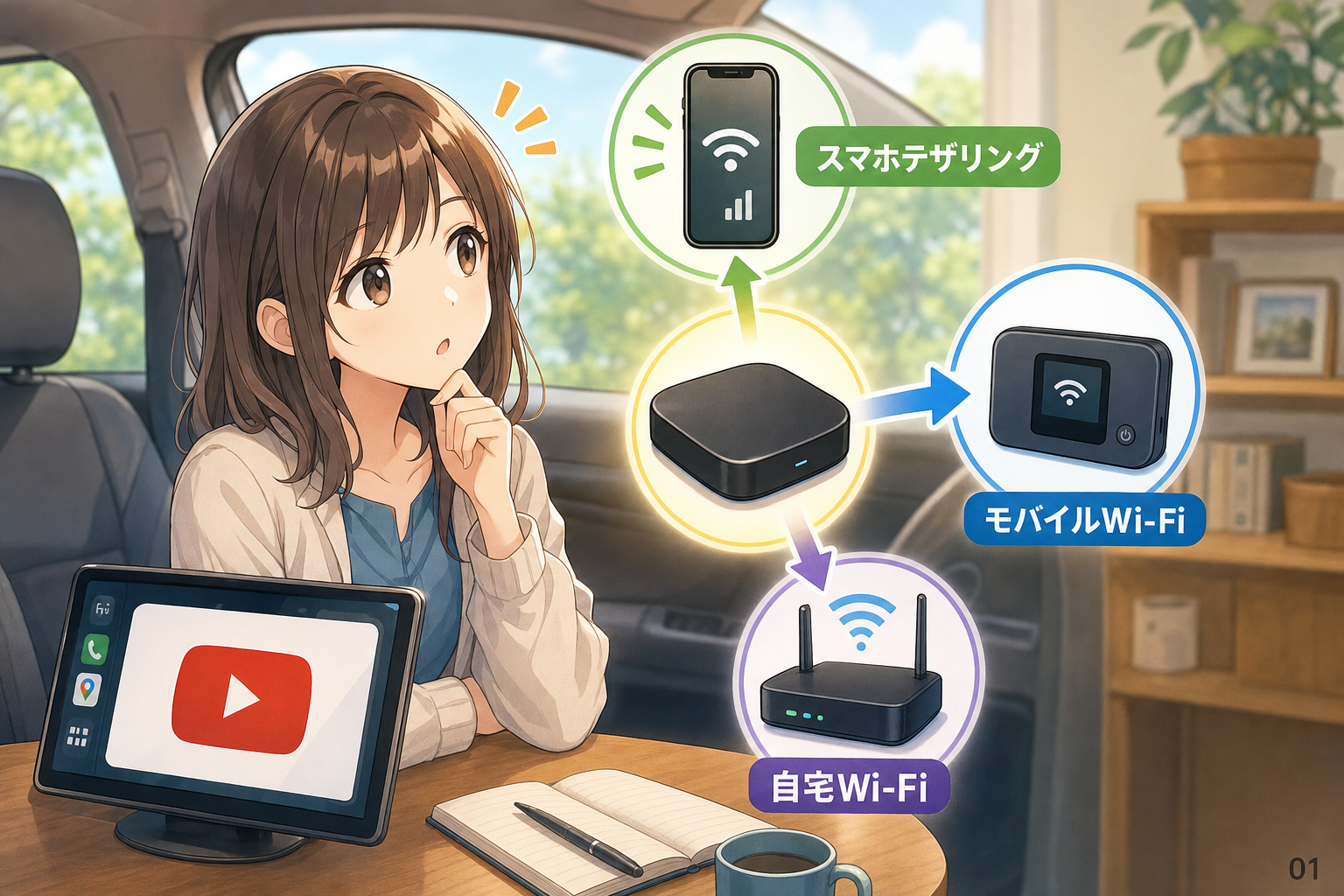YouTube用の通信は3方式で考える
