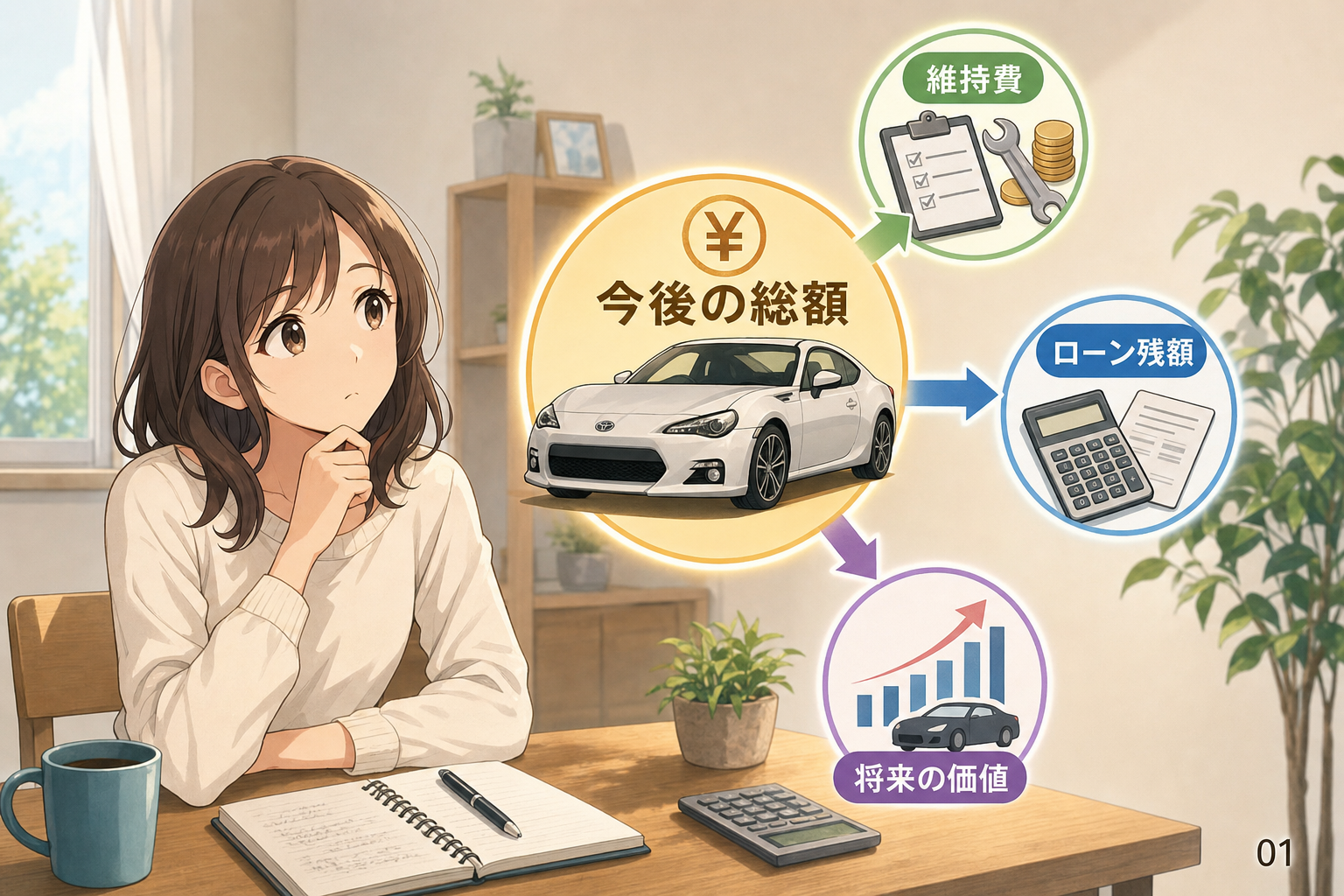 維持費とローンは今後の総額で見る
