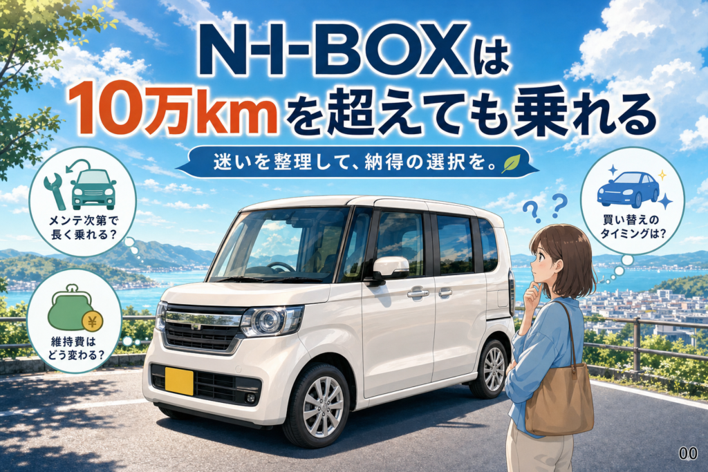 N-BOXは10万kmを超えても乗れる？買い替えの迷いを整理