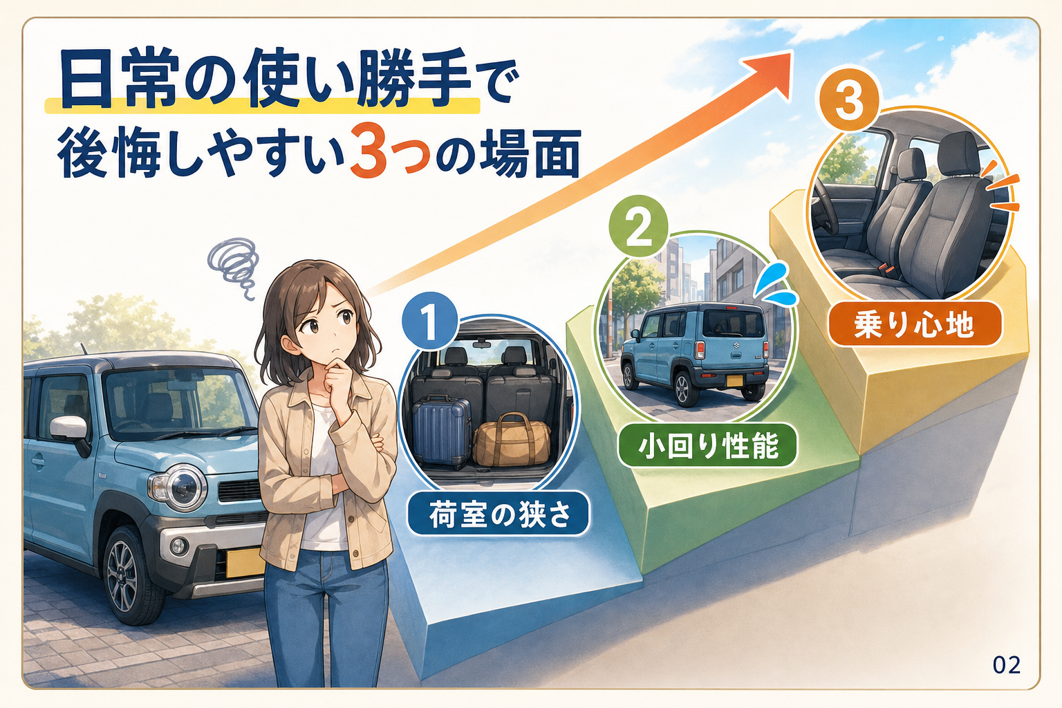 日常の使い勝手で後悔しやすい3つの場面