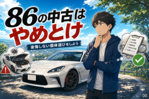 86の中古はやめとけ？後悔しない個体の見分け方