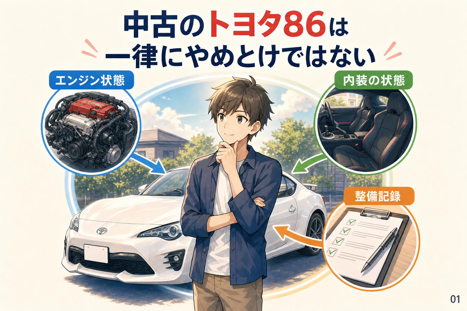 中古のトヨタ86は一律にやめとけではない