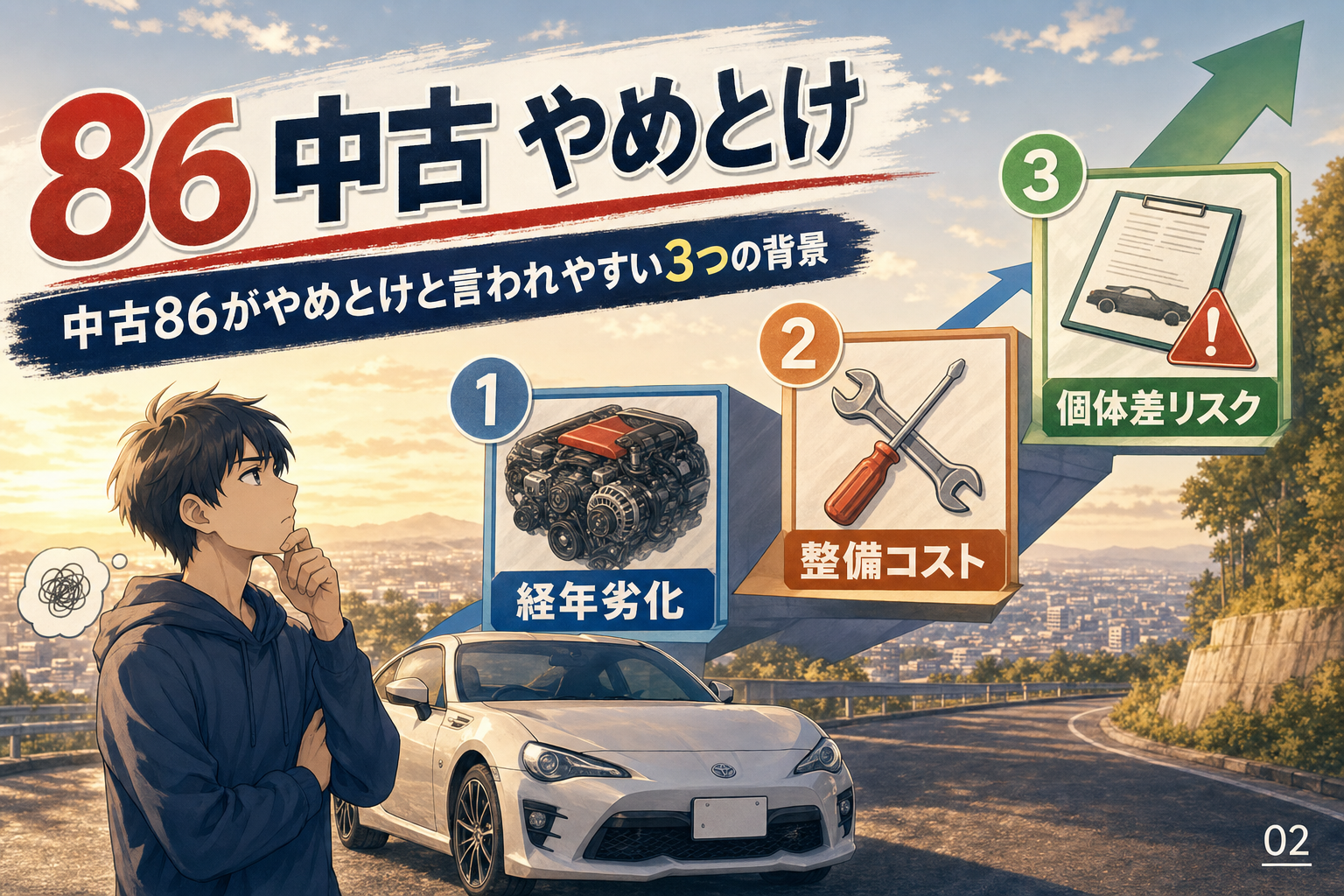中古86がやめとけと言われやすい3つの背景