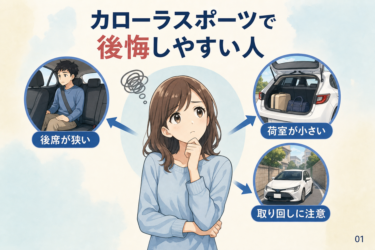 カローラスポーツで後悔しやすい人