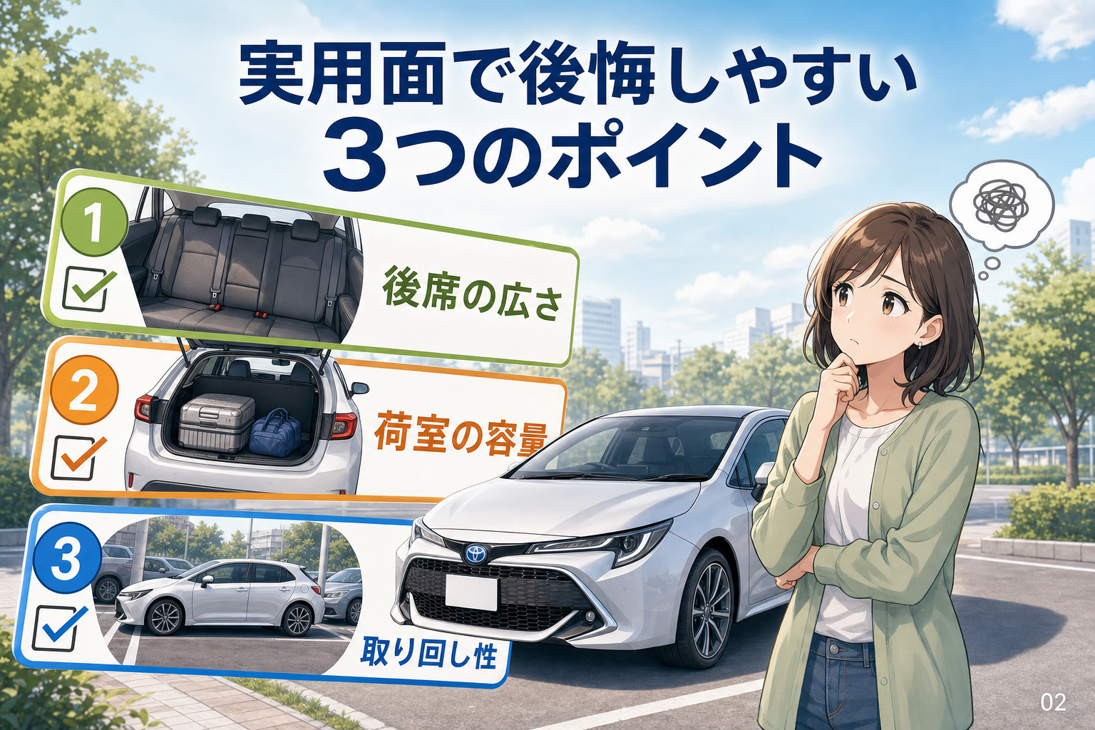 実用面で後悔しやすい3つのポイント