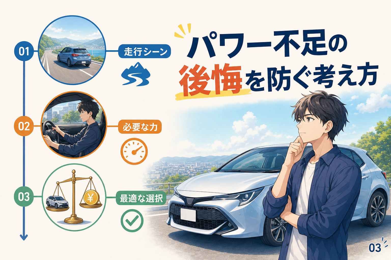 パワー不足の後悔を防ぐ考え方