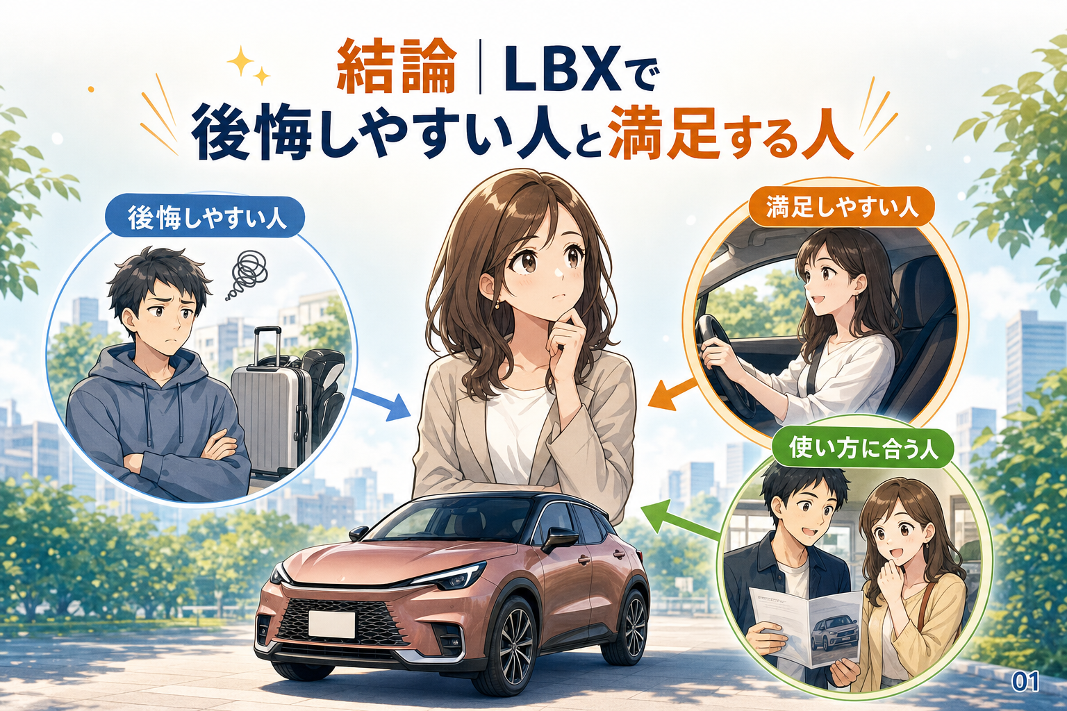 結論｜LBXで後悔しやすい人と満足する人
