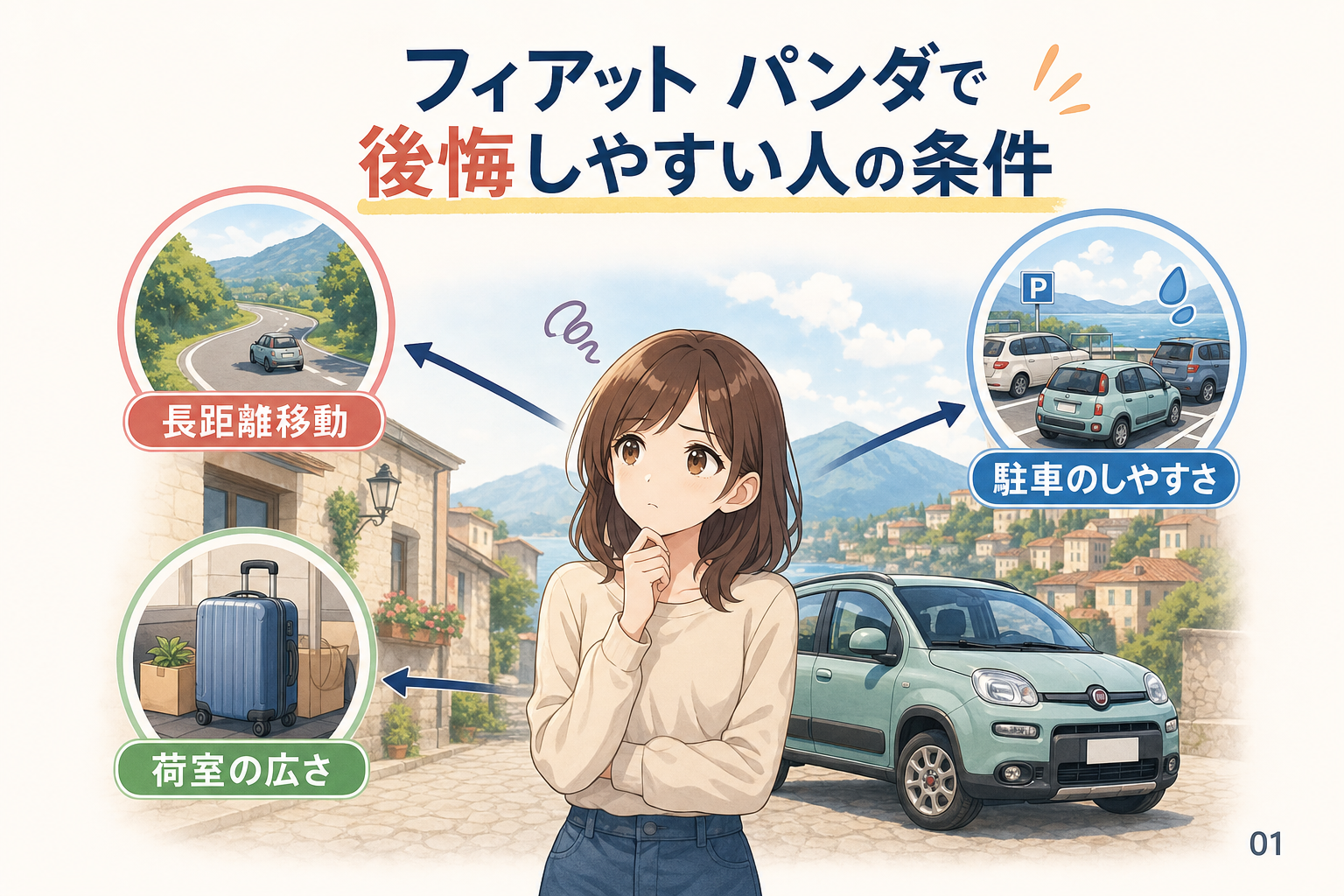 フィアット パンダで後悔しやすい人の条件
