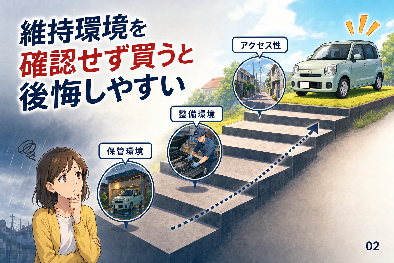 維持環境を確認せず買うと後悔しやすい