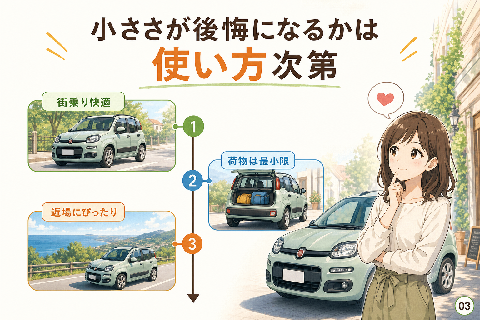小ささが後悔になるかは使い方次第