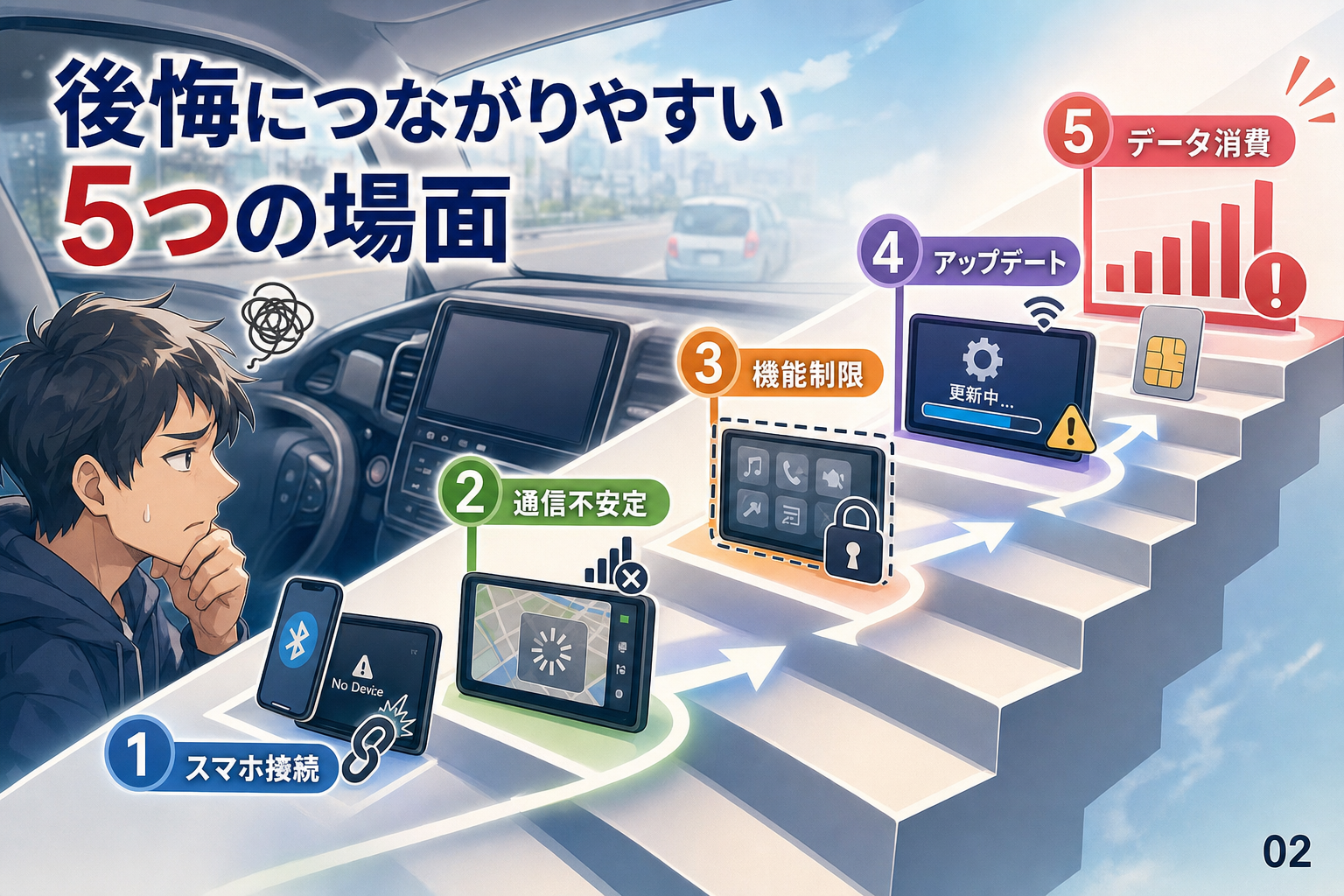後悔につながりやすい5つの場面