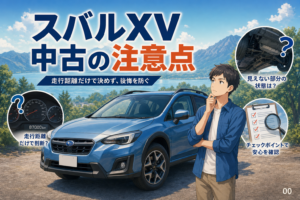 スバルXV中古の注意点｜走行距離だけで決めず後悔を防ぐ
