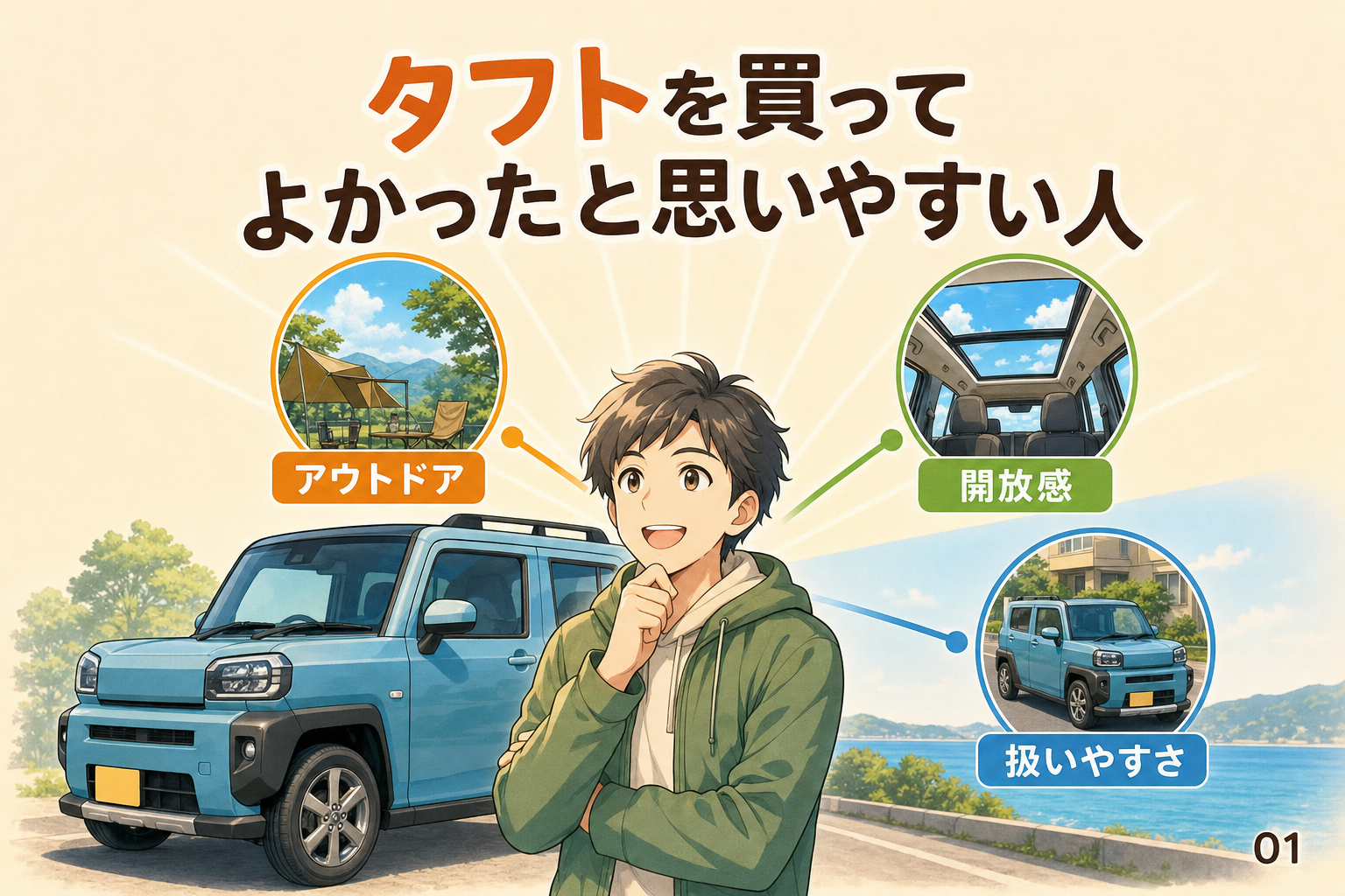 タフトを買ってよかったと思いやすい人
