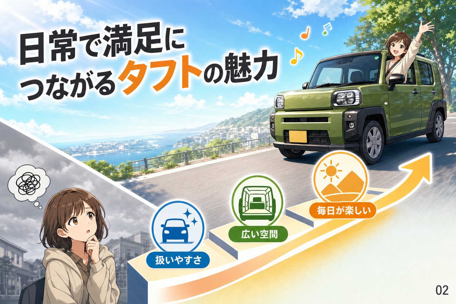 日常で満足につながるタフトの魅力