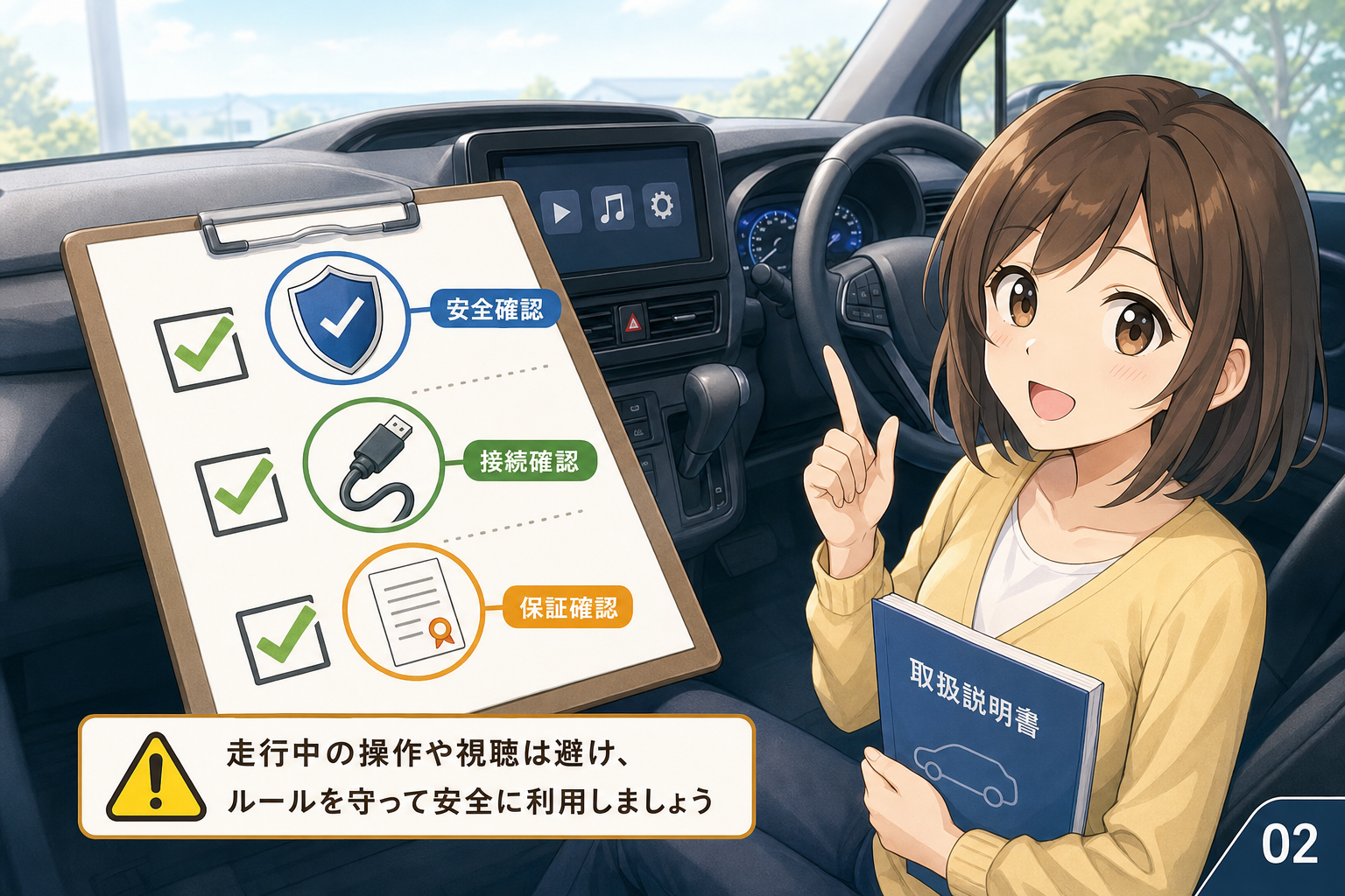 映像利用時の安全・保証上の注意